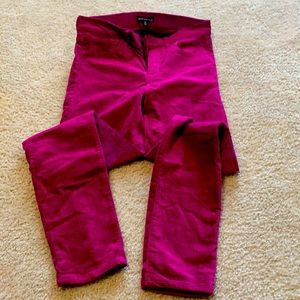 Jcrew velvet pants 26